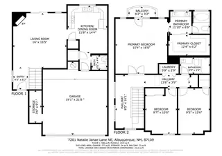 7201 Natalie Janae Lane NE Floor Plan