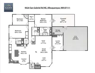 9620 San Gabriel Road NE Floor Plan