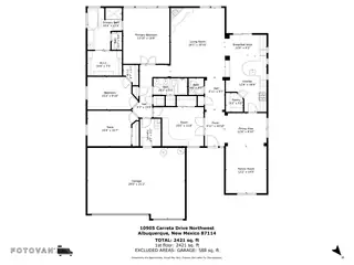 10905 Carreta Drive NW Floor Plan