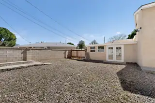 8715 Claremont Avenue NE Backyard