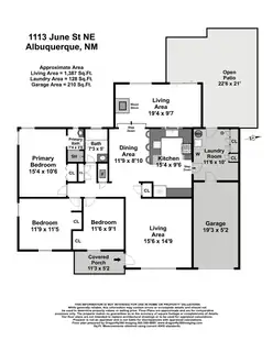 1113 June Street NE Floor Plan