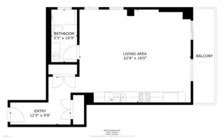 524 Central Avenue SW UNIT 607 Floor Plan