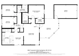 4892 Turquoise Drive NE Floor Plan