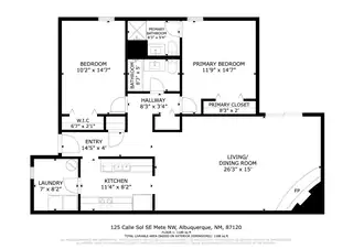 125 Calle Sol Mete NW Floor Plan