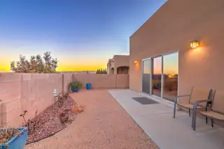 8904 Desert Rain Road NW Backyard