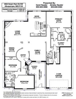8904 Desert Rain Road NW Floor Plan