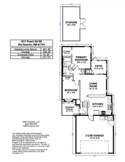 1817 Peach Road NE Floor Plan