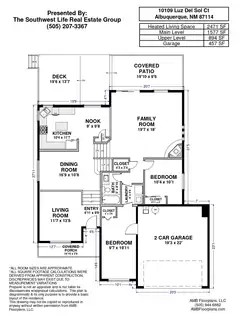 10109 Luz Del Sol Court NW Floor Plan