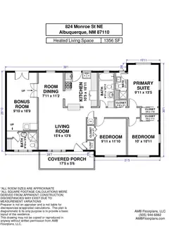 824 Monroe Street NE Floor Plan