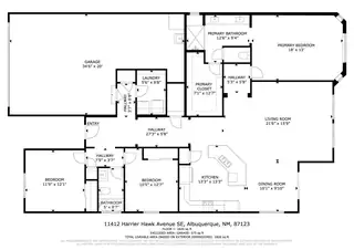11412 Harrier Hawk Avenue SE Floor Plan