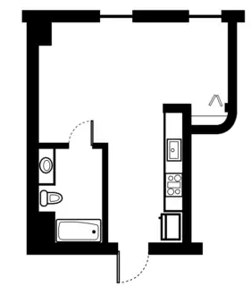 100 Broadway Boulevard NE 309 Floor Plan