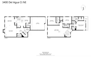 3400 Del Agua Court NE Floor Plan
