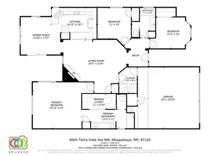 6604 Tierra Vista Avenue NW Floor Plan