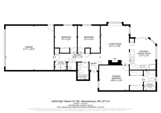 2209 High Desert Circle NE Floor Plan