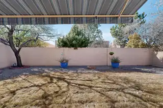 10100 Irbid Road NE Backyard