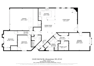 10100 Irbid Road NE Floor Plan