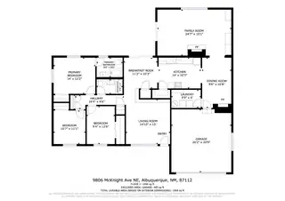 9806 McKnight Avenue NE Floor Plan