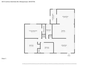 3513 Camino Alameda SW Floor Plan