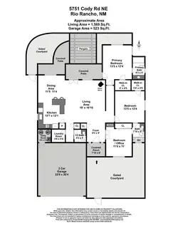 5751 Cody Road NE Floor Plan