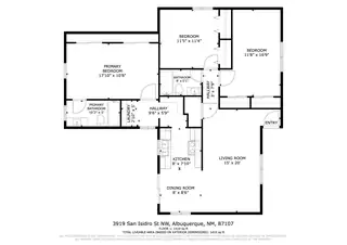 3919 San Isidro Street NW Floor Plan