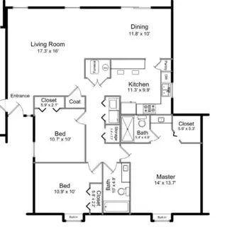 717 Casper Road SE Floor Plan