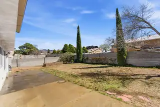 6708 Christy Avenue NE Backyard