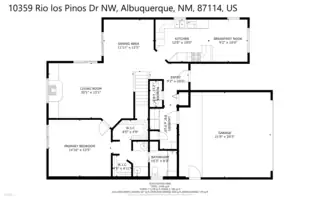 10359 Rio Los Pinos Drive NW Floor Plan