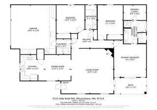 5715 Aida Road NW Floor Plan