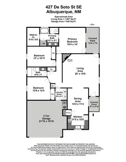 427 De Soto Street SE Floor Plan
