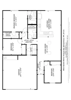 9832 Sacate Blanco Avenue SW Floor Plan
