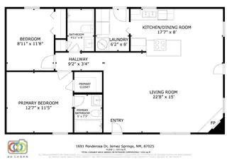 1691 Ponderosa Drive Floor Plan