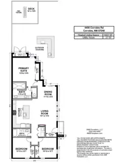 4456 Corrales Road Floor Plan