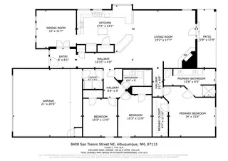 8408 San Tesoro Street NE Floor Plan