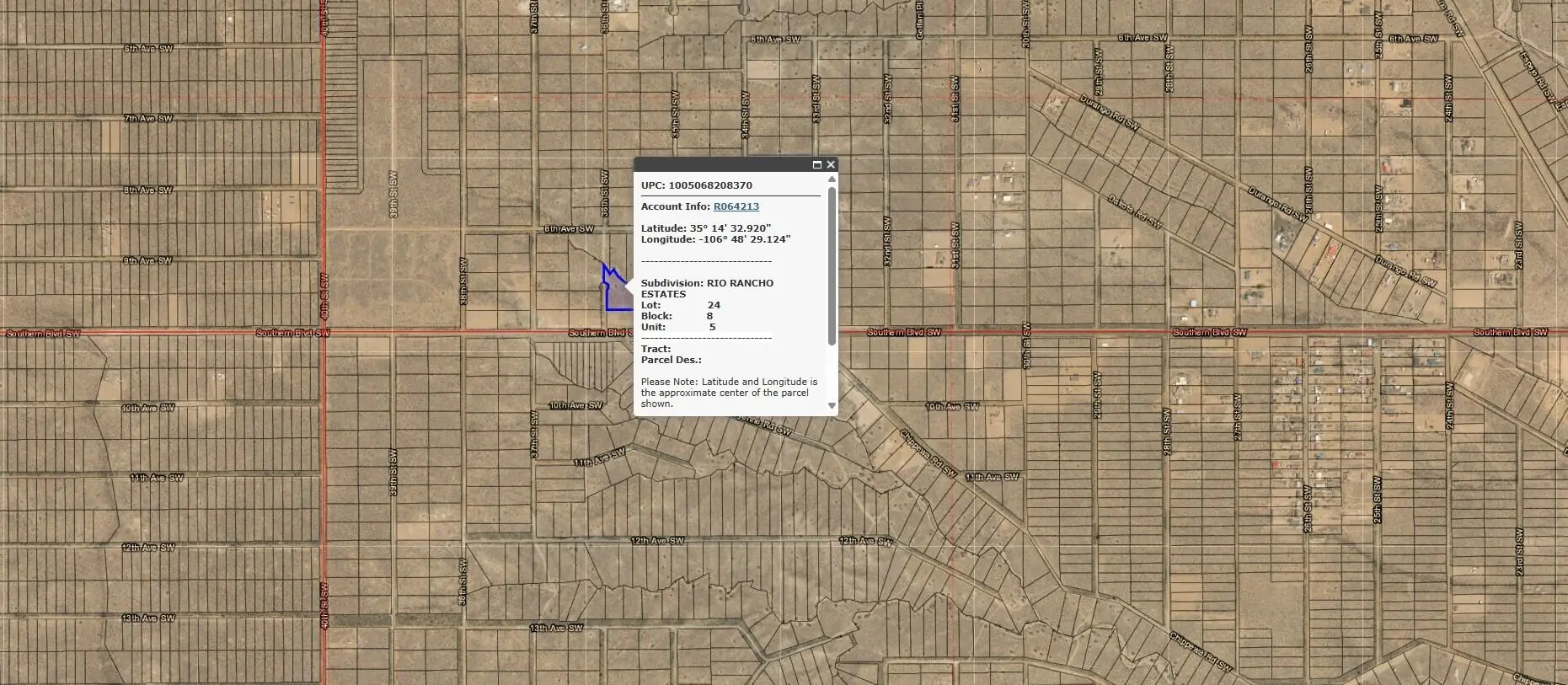 36th (U5 B8 L24) Street SW 5