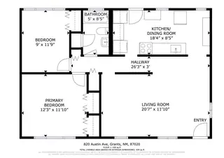820 Austin Avenue Floor Plan
