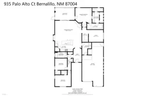935 Palo Alto Court Floor Plan