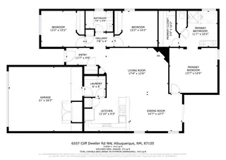 6557 Cliff Dweller Road NW Floor Plan