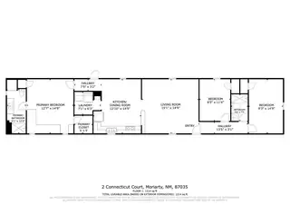 2 Connecticut Court Floor Plan