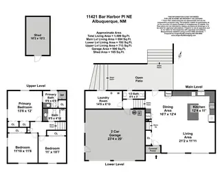 11421 Bar Harbor Place NE Floor Plan