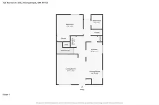 725 Barelas Court SW Floor Plan