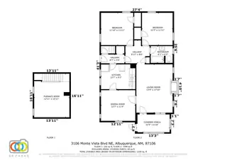 3106 Monte Vista Boulevard NE Floor Plan