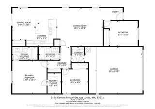 2190 Camino Rincon SW Floor Plan