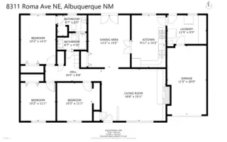 8311 Roma Avenue NE Floor Plan