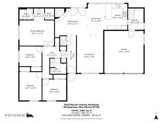 6925 Marilyn Avenue NE Floor Plan