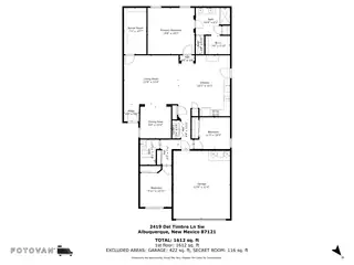 2419 Del Timbre Lane SW Floor Plan