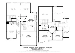3284 San Ildefonso Loop NE Floor Plan