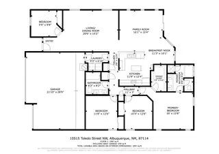 10515 Toledo Street NW Floor Plan