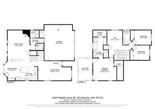 1464 Peppoli Loop SE Floor Plan