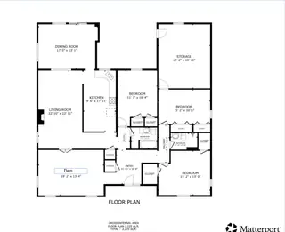 1213 Vista Drive Floor Plan
