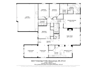 8604 TIMBERIDGE Place NW Floor Plan